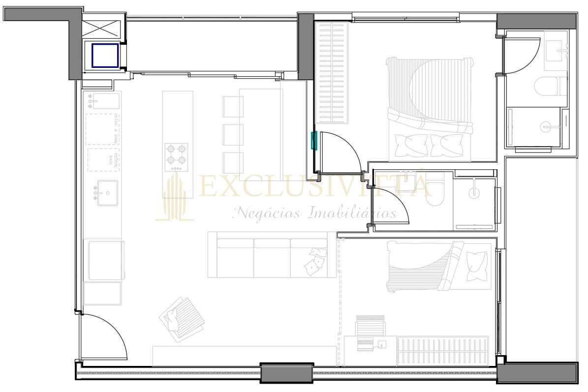 Apartamento personalizado no Residencial Brava Breeze – recém-entregue!