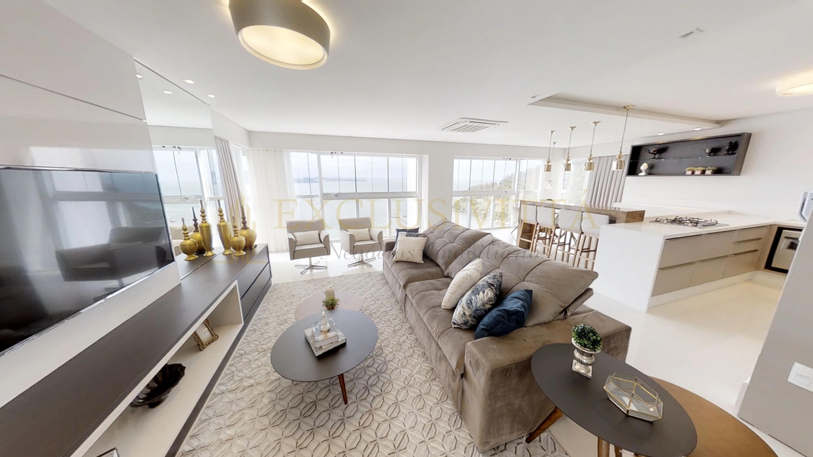 Apartamento pronto para morar na FRENTE MAR, simplesmente MARAVILHOSO!